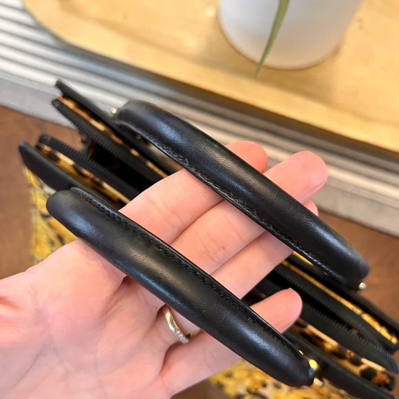 Versace Black and Gold Baroque Satchel - Picture 12 of 15